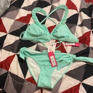 Cute turquoise bikini
